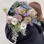 Изысканный загадочный букет «Туманное кружево»
