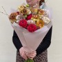 21 ранункулюс серії Romance у букеті «Таємничі пелюстки»