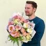 Нежный букет в персиковых оттенках «Ароматные абрикосы»