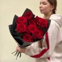 11 Explorer roses in a bouquet «Without words»