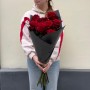 11 Explorer roses in a bouquet «Without words»