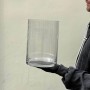 Ваза Циліндр 25*15 — середня, скляна, ідеальна до букета від Kvitna