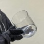 Ваза Циліндр 22*18  — низька, широка, скляна, ідеальна до букета від Kvitna