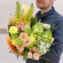 Light bouquet in Citrus-Lime shades «Tuscan Garden»