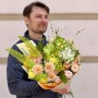 Light bouquet in Citrus-Lime shades «Tuscan Garden»