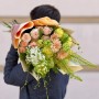 Light bouquet in Citrus-Lime shades «Tuscan Garden»