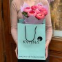 Микс из 7 пионов сорта Salmon Saucer и Coral Charm в букете «Малиновый аромат»