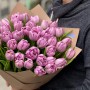 49 exquisite Katinka peony-style tulips in the bouquet «Spring Lavender»