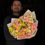 Delicate spring bouquet with Butterfly ranunculus «Lightness of Heart»