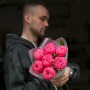 7 яскравих півоній сорту Coral Charm у букеті «Весняне марево»