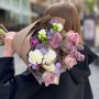 Нежный букет в сиреневых оттенках «Лавандовый сахар»