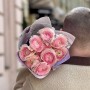 9 ранункулюсів Cloni Success Favola у букеті «Романтичний успіх»