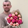 Мікс із 15 півоній сортів Kingsday Salmon та Coral Charm «Апетитні ягідки»