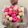 Мікс із 15 півоній сортів Kingsday Salmon та Coral Charm «Апетитні ягідки»