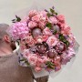 Romantic voluminous bouquet with proteas «Love Stars»
