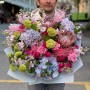 Elegant luxury bouquet with proteas and hudrangeas «Garden on Lake Como»