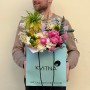 Original bouquet with fritillaria «Melody of the Sun»