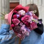 Bright bouquet in rich shades «Garden Berries»