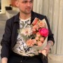 Интересный букет с пионом «Любимый момент»