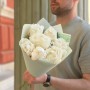 7 чарівних півоній сорту Odile у букеті «Львівське тепло»