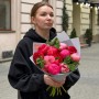 Мікс із 11 соковитих півоній «Переливи червоного»