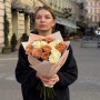 Изысканный микс из роз «Благодарность родной»