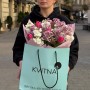 Пухкенький букет із мерехтливими квітами «Львівський настрій»