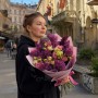 Букет с эустомой «Сладкий аромат весны»