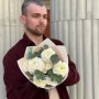 7 ніжних ранункулюсів Cloni Hanoi у букеті «Ароматна пудра»
