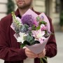 Delicate bouquet in lavender tones «Blackberry Delight»