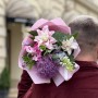 Delicate bouquet in lavender tones «Blackberry Delight»