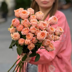 Роза пионовидная кустовая Keijsers Coral