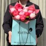 Микс из 15 пионов сортов Coral Charm, Etched Salmon и Gardenia «Сочные клубнички»