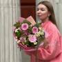 Sweet fragrant bouquet in pink shades «Enchanted Fairy»