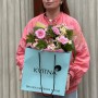 Sweet fragrant bouquet in pink shades «Enchanted Fairy»