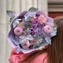 Delicate bouquet in pastel lilac tones «Lavender Aroma»