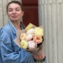 Микс из 7 пастельных пионов в букете «Сладкое джелато»