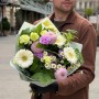 Літній букет у садовому стилі «Виноградна карамелька»