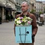 Літній букет у садовому стилі «Виноградна карамелька»