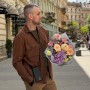 Акварельний букет із гортензією «Мальовничий пейзаж»