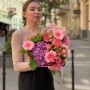 Vibrant bouquet with hydrangea and gerberas «Wonder Bloom»