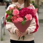 Букет у вишневих відтінках «Літо на веранді»