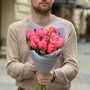9 яскравих півоній Coral Charm у букеті «Коралові перлини»
