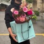 Picturesque bouquet in rich hues «The Mystery of Avalon»