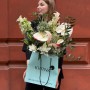 Luxurious bouquet with anthuriums and calla lilies «Singapore Garden»