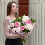 Пышный букет в розовых оттенках «Струны сердца»