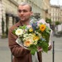 Красочный букет в полевом стиле «Степная сказка»