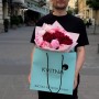 Bouquet of 13 silky peonies «June Etude»