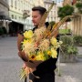 Vibrant Bouquet with Eremurus and Peonies «Prayer to the Sun»