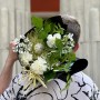Interesting bouquet with protea «Stylish Compliment»